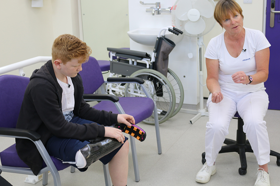 Children given sports prostheses to help them get active