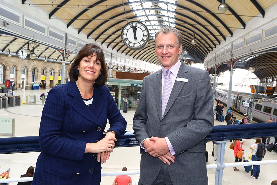 Claire Perry celebrates Newcastle Station improvements