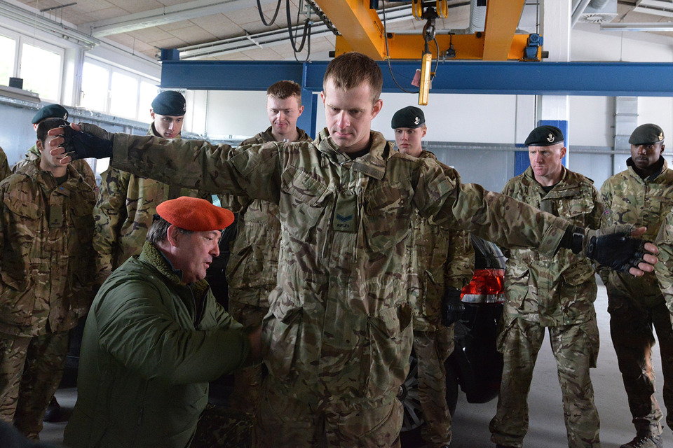 Army reservists train in Denmark