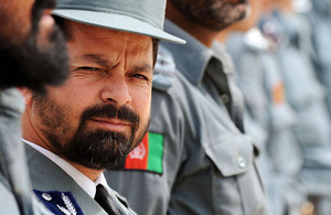 Afghan National Police graduation ceremony