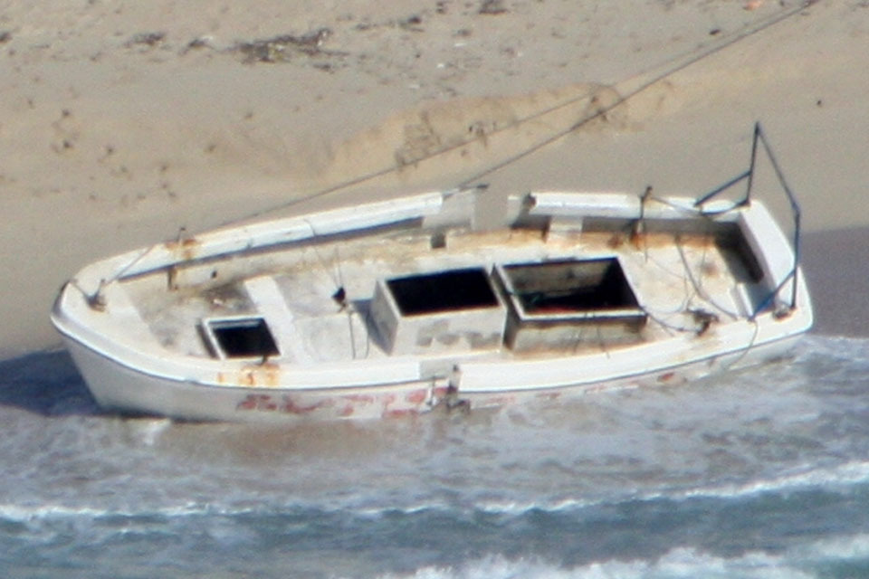 Royal Marines destroy pirate vessel