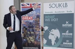 Peter Holbrook -CEO Social Enterprise UK - in Lebanon