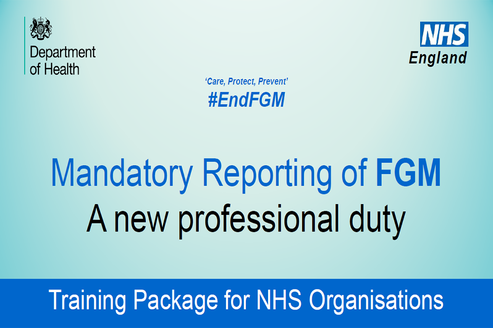Doctors and nurses required to report FGM to police