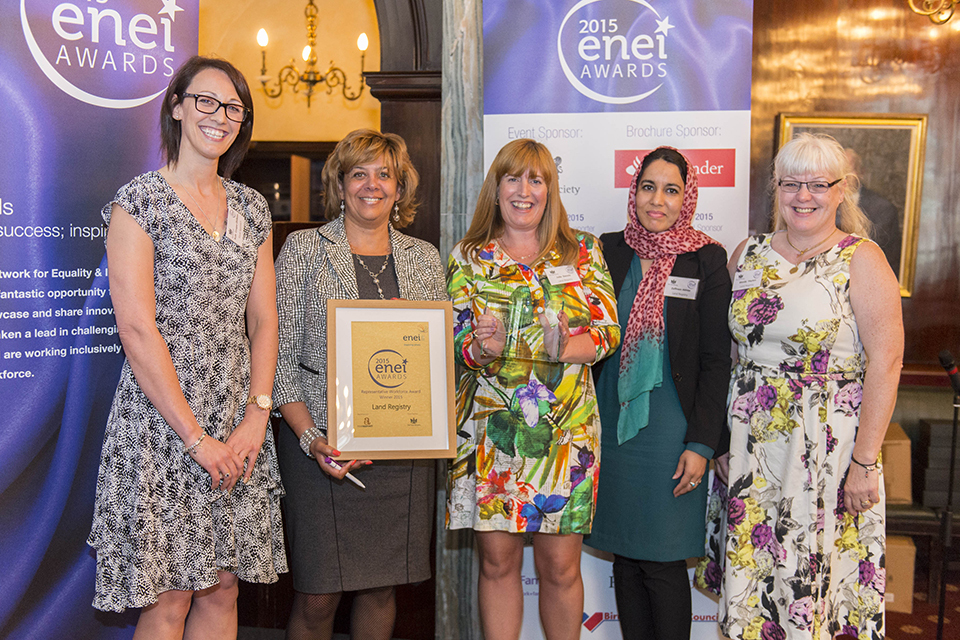 Land Registry wins diversity award
