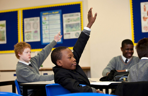 pupils in classroom