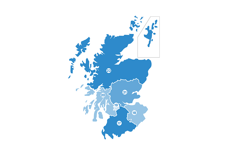 Specified geographical areas in Scotland