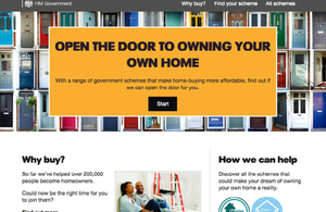 New homebuying website launched by the government