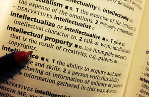Dictionary entry for intellectual property
