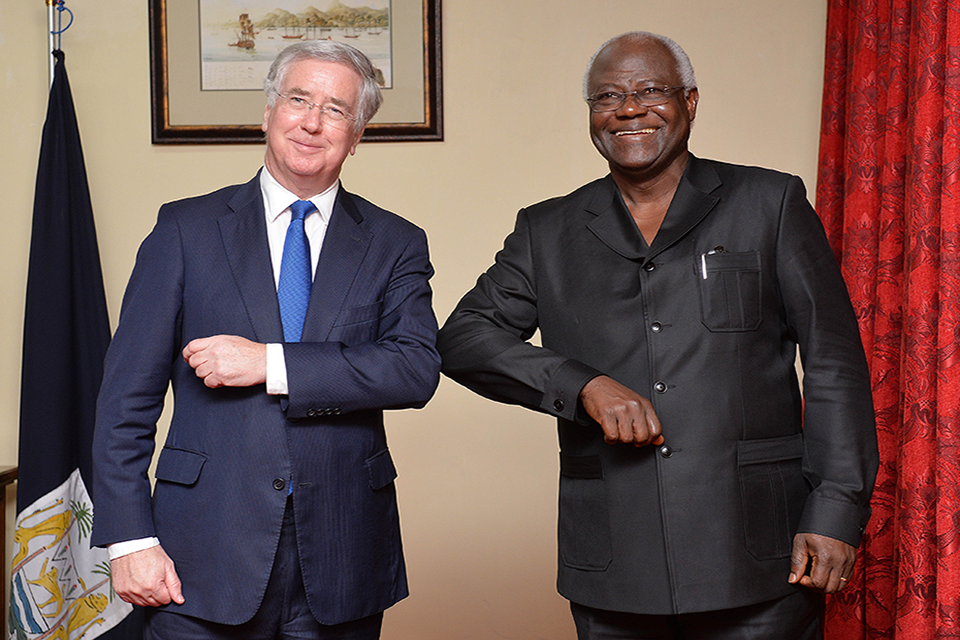 Defence Secretary praises UK military for Sierra Leonean efforts