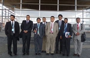 Sri Lankan MPs arrived at the UK for the two-week long visit.