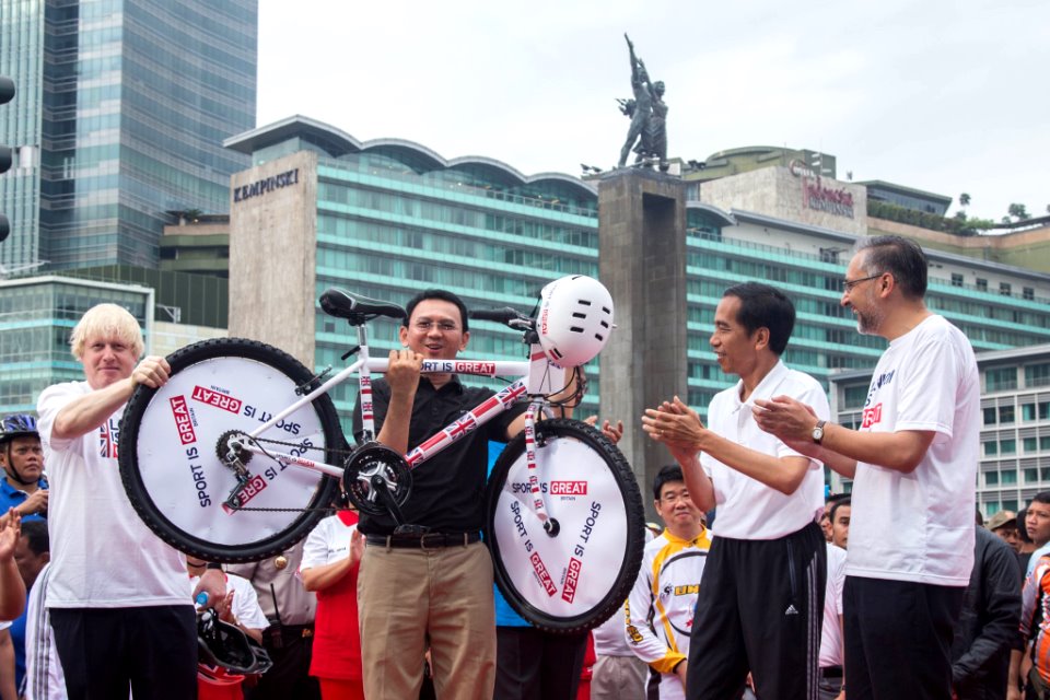 Bicycle hand-over ceremony to the Jakarta Provincial Government
