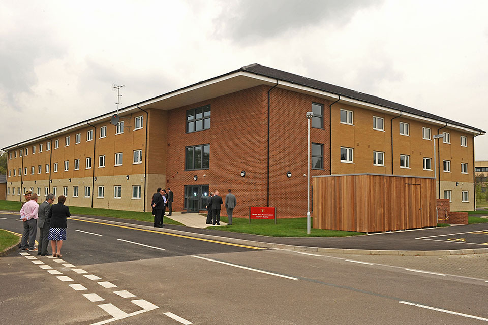 DIO delivers new accommodation for armed forces in Andover