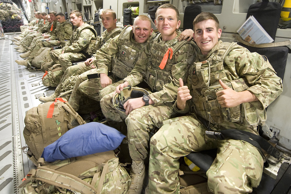 Kingsmen from Burma Company of 1st Battalion The Duke of Lancaster's Regiment