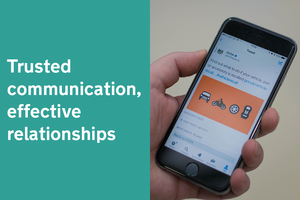 Trusted communication, effective relationships