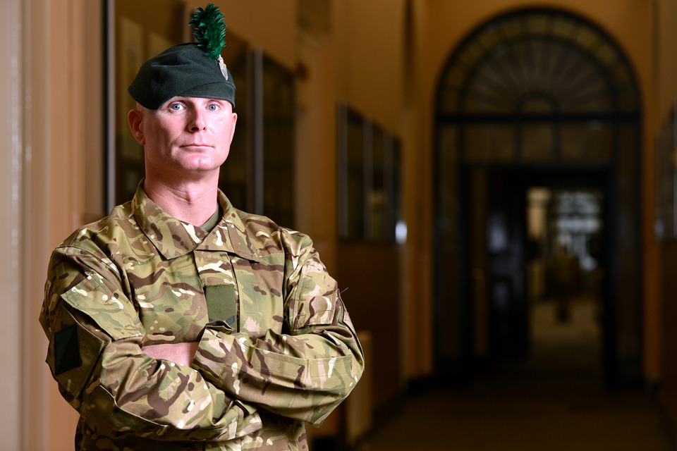 Honour for TA soldier who took command after officers were shot