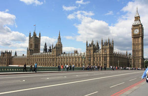 United Kingdom's Parliament building.