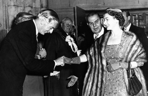 The Queen and Anthony Eden
