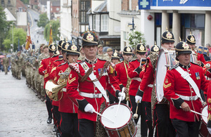 Armed Forces Day parade in Guildford (library image) [Picture: Crown copyright]