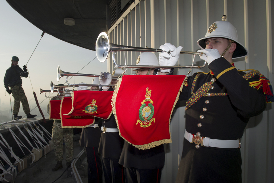 Royal Marines kick start charity abseil