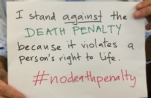 Today is the fourteenth commemoration of The World Day Against the Death Penalty.