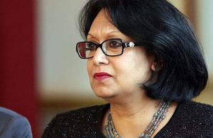 Baroness Verma, the UK’s Energy Minister from the Department of Energy and Climate Change