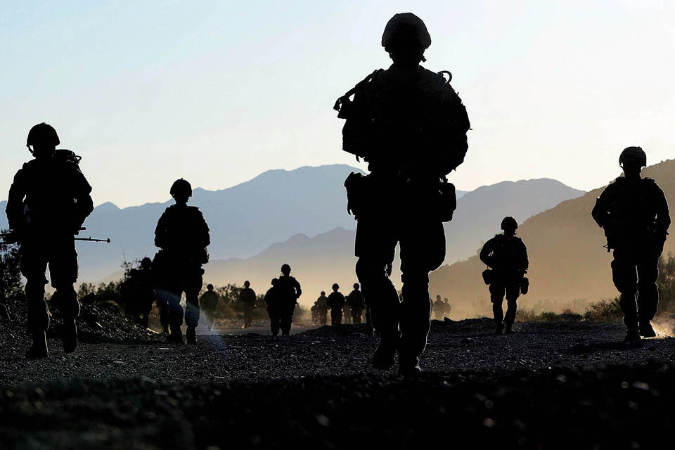Royal Marines reservists on exercise in California