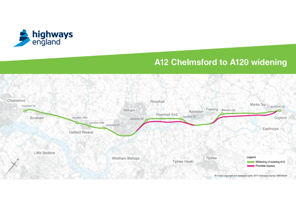 A12 proposals map