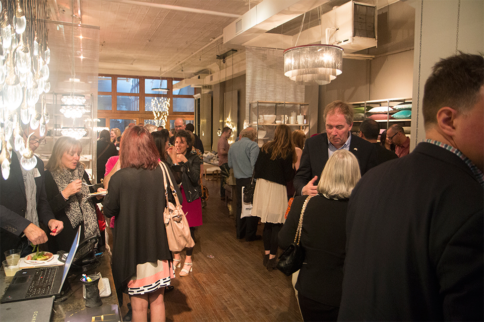 The networking reception held at OCHRE in Soho.