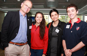 Students and teachers from the Swiss School.