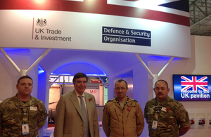 UK delegation at Dubai Air Show 2015
