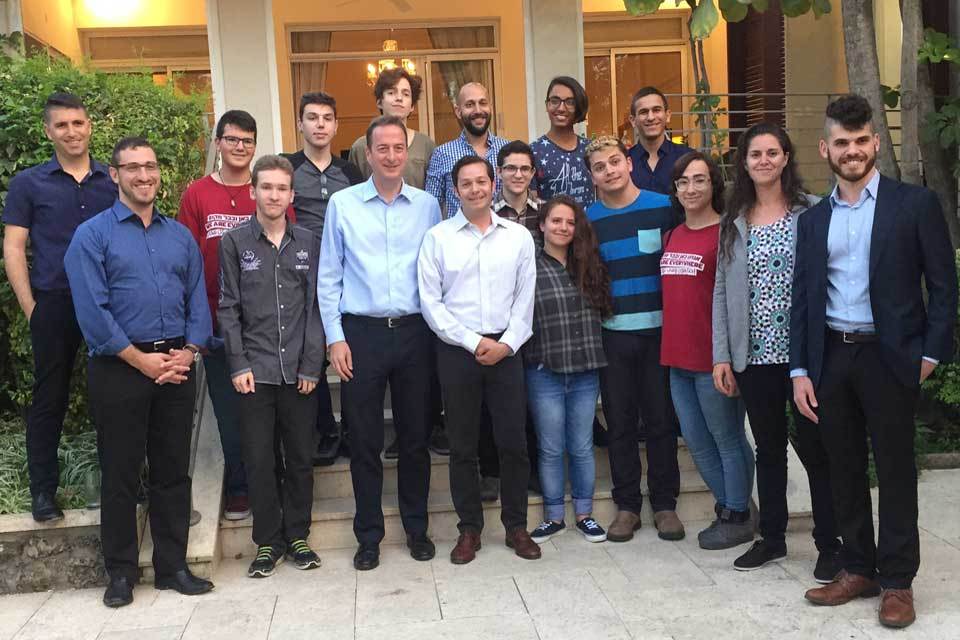 Ambassador David Quarrey hosts LGBT young leaders from IGY - GOV.UK