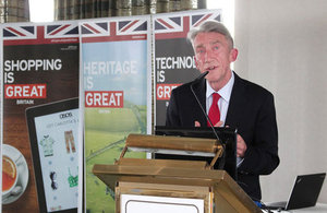 Mr Conrad Bird at the launch of the British Business Centre Croatia