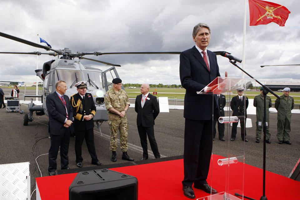 New Wildcat helicopter unveiled