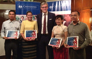 Chevening Scholars for 2013-2014