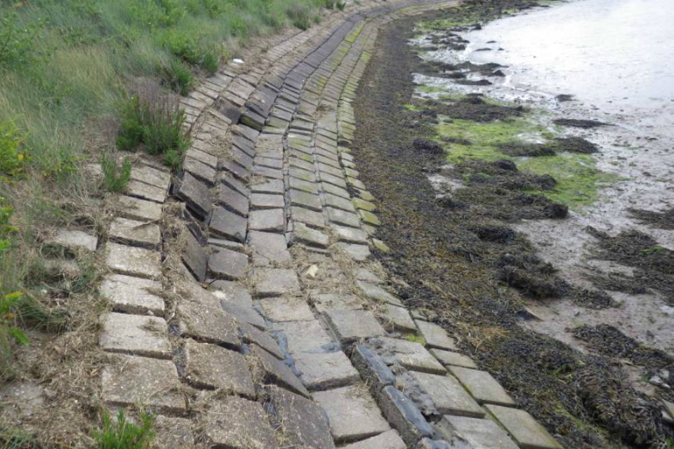 Vital renovation for sea wall at Walton on the Naze