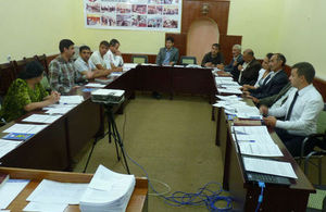 Opening sessions of a workshop with local lawyers in Khorog
