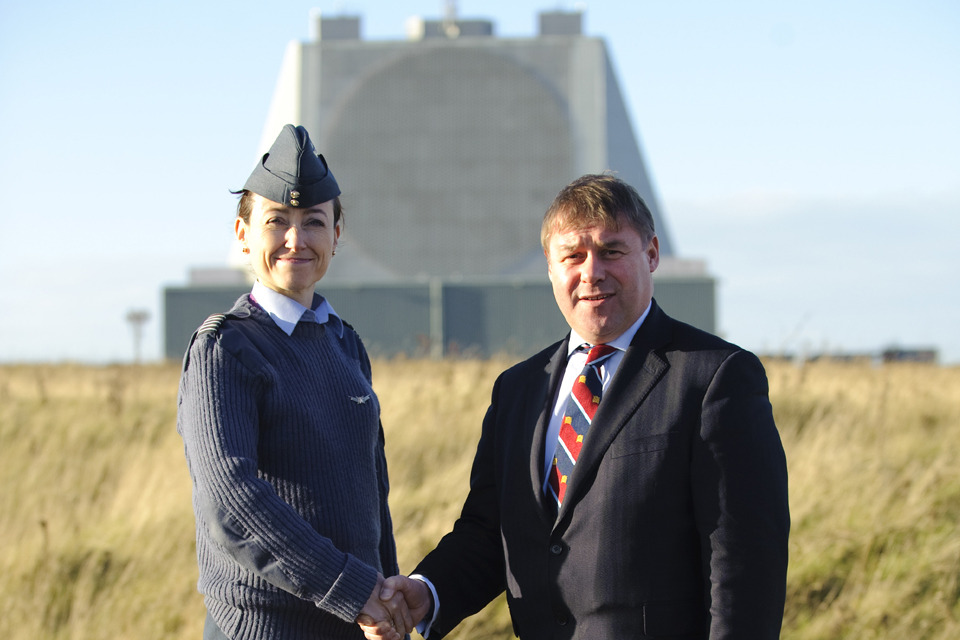 Armed Forces Minister visits RAF Fylingdales