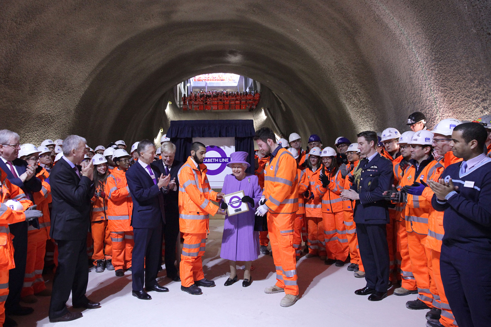 Crossrail to become the Elizabeth line in honour of Her Majesty the Queen