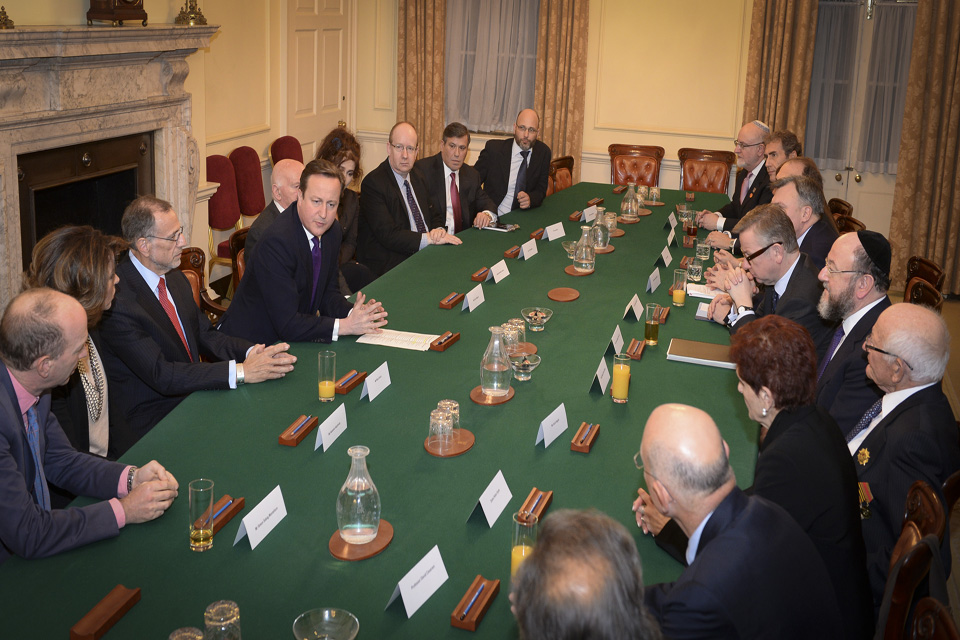 Reception for survivors of the Holocaust 