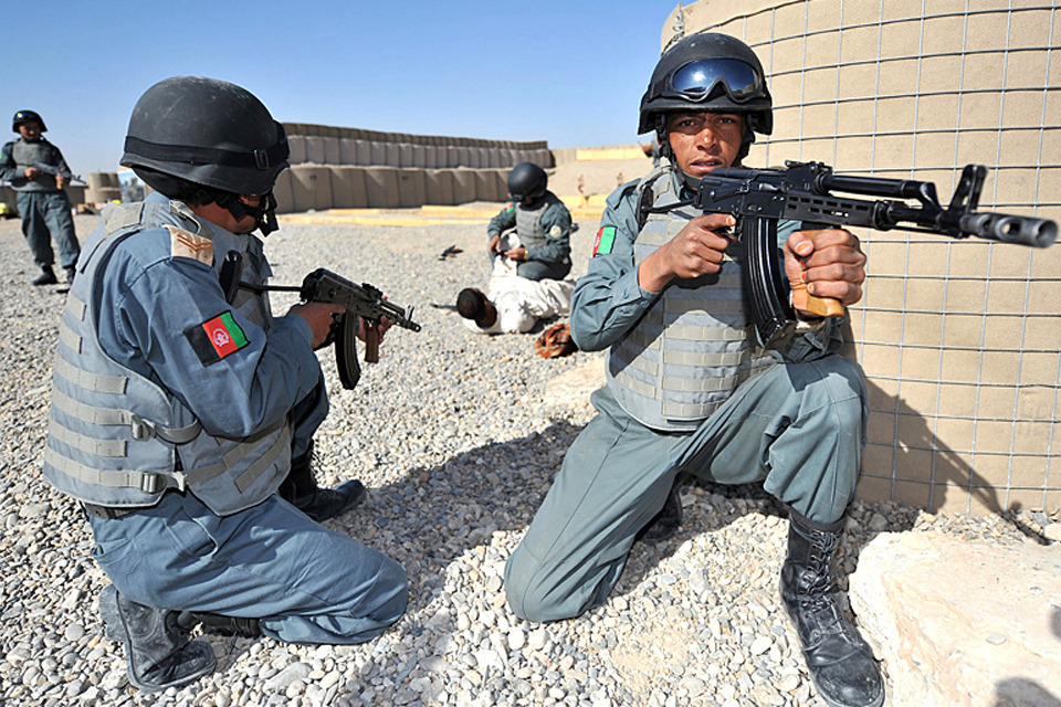 British trained Afghan Police show increasing ability