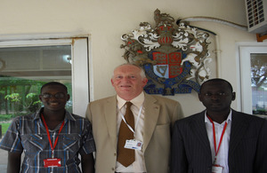 High Commissioner David Morley with Scholars