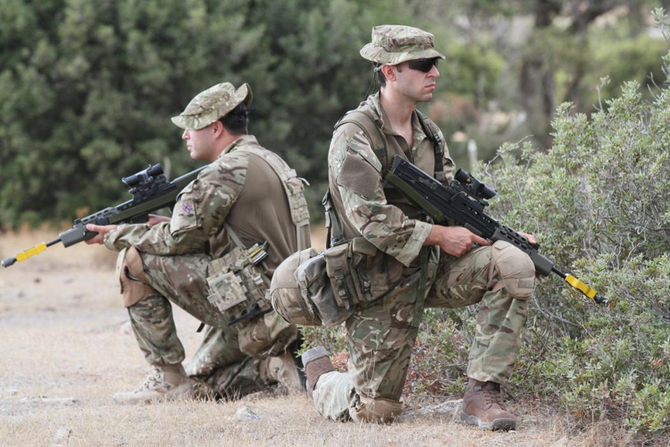 London Army reservists train in Cyprus