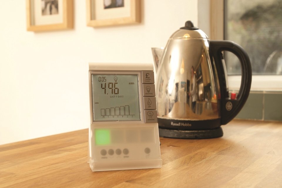 Smart meter and a kettle