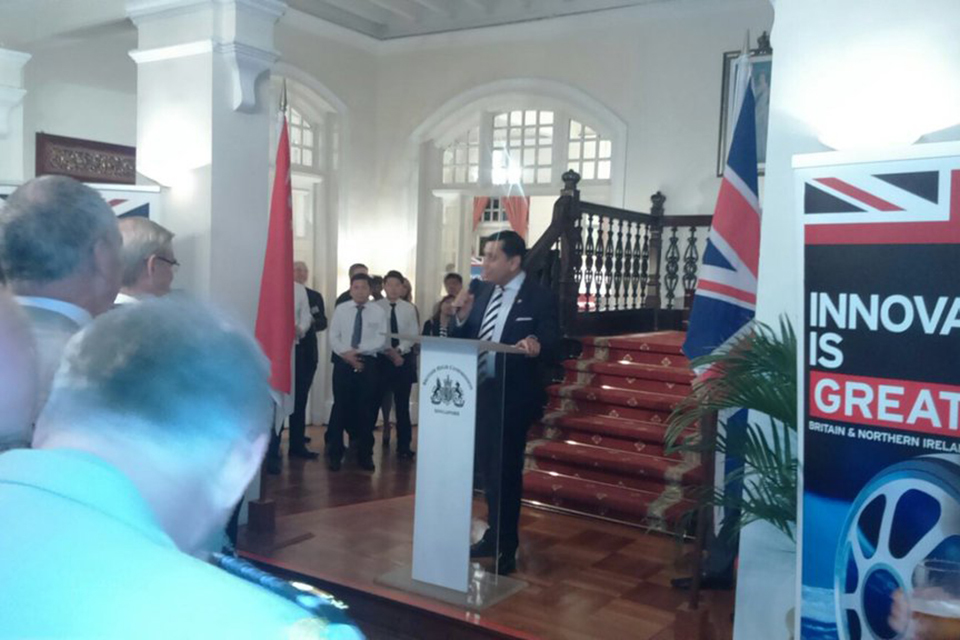 Transport Minister promotes UK transport infrastructure and industry in Singapore and Burma