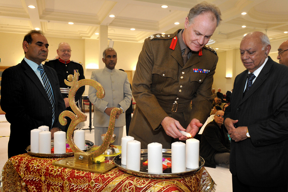 Armed Forces join in Bradford Diwali celebrations