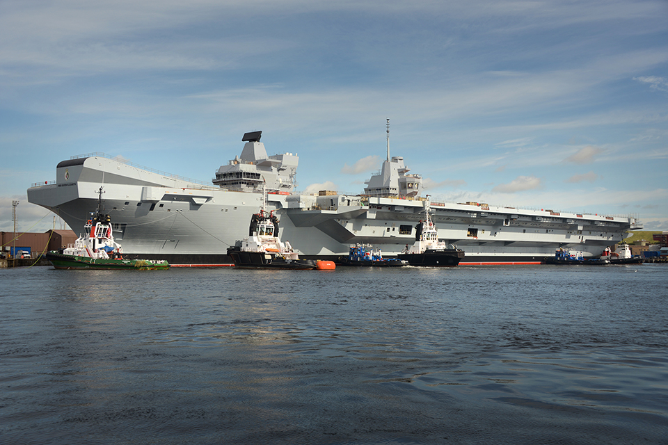 HMS Queen Elizabeth. Picture: Aircraft Carrier Alliance Copyright.