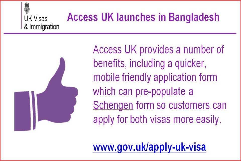 New visit visa application service launched in Bangladesh - GOV.UK