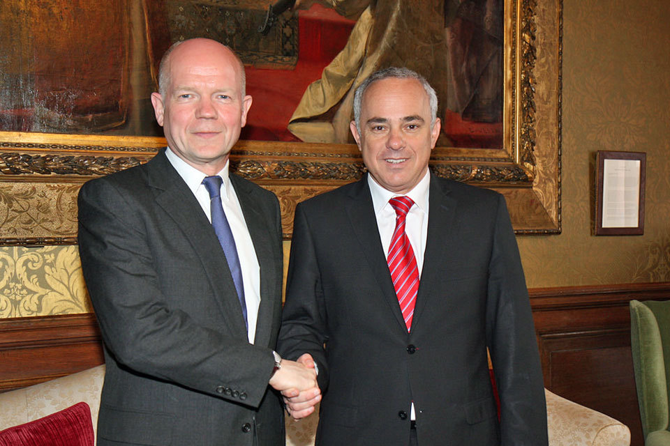 Foreign secretary meets israeli minister for international relations