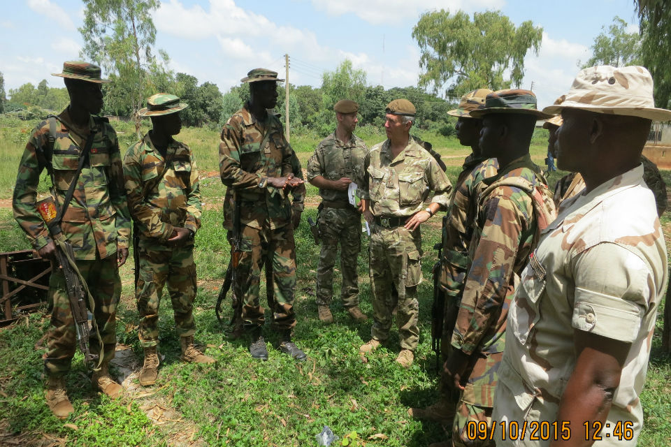 UK military chief visits British training team in Nigeria