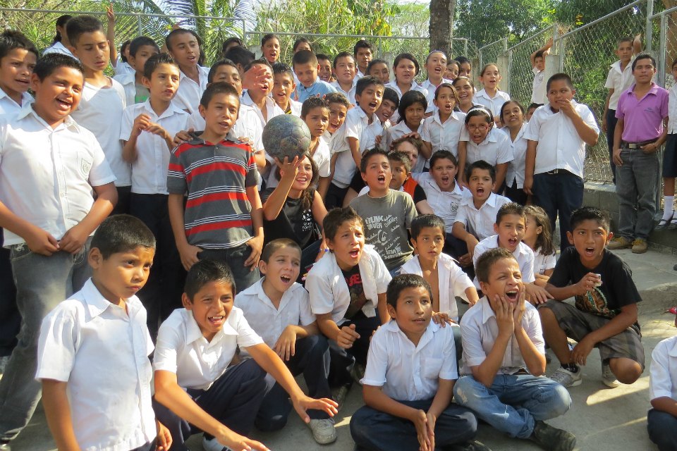 Kids from Centro Escolar "Las Flores"